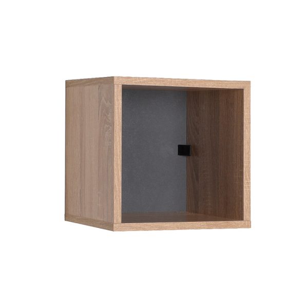 Βιβλιοθήκη στοιβαζόμενη Flat Megapap σε χρώμα sonoma 33x19x33εκ.