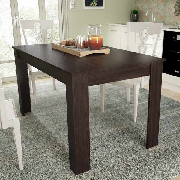 Τραπέζι Tito Megapap μελαμίνης χρώμα wenge 138x80x74εκ.