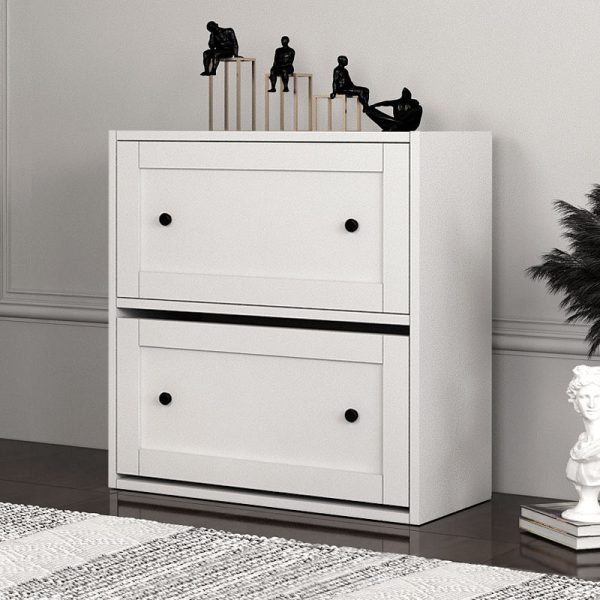 Παπουτσοθήκη - Ντουλάπι Felix Megapap χρώμα λευκό 65,4x30x68,4εκ.