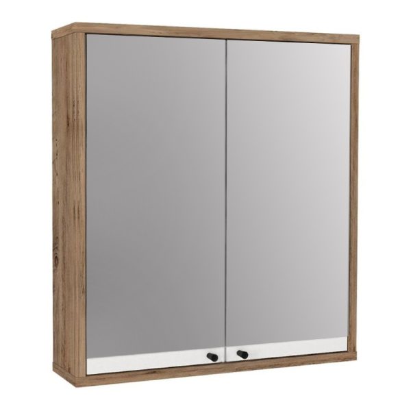 Καθρέπτης μπάνιου Lilian Μegapap χρώμα atlantic pine 59,6x14,6x65εκ.