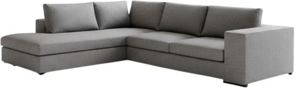 Γωνιακός καναπές Carla-Δεξιά-280φ 220β-Γκρι Anoixto