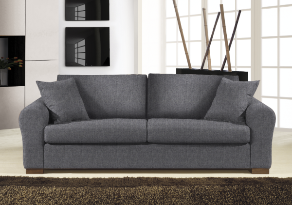 Καναπές Ορφέας Διθέσιος-145φ 90β εκ.-Γκρι