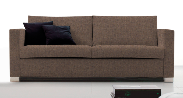 Καναπές Smart Τριθέσιος-205φ 90β εκ.-Σοκολατί