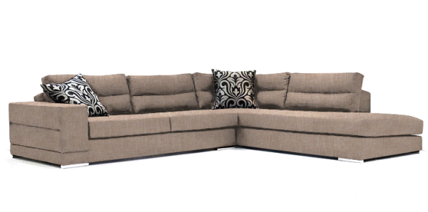 Γωνιακός καναπές Caza-Αριστερή-260φ 200β-Μπεζ