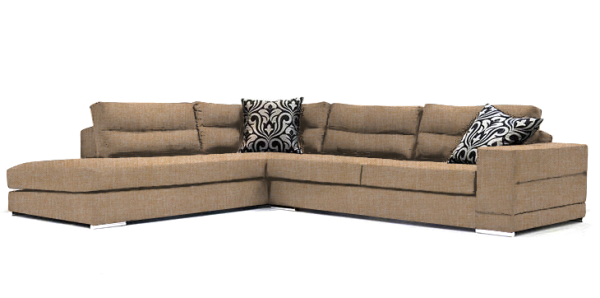 Γωνιακός καναπές Caza-Δεξιά-260φ 200β-Sand