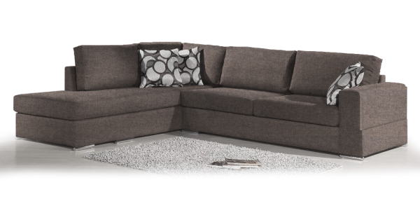 Γωνιακός καναπές Must-Δεξιά-275φ 210β εκ.-Staxti