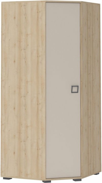 Γκαρνταρόμπα γωνιακή Riddle 1D-Δρυς-Sand