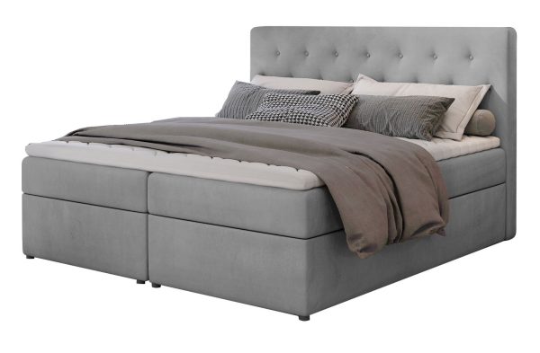 Επενδυμένο κρεβάτι Delande-160 x 200-Gkri