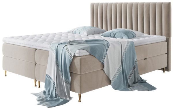 Επενδυμένο κρεβάτι Elegance-Mpez-160 x 200 εκ.