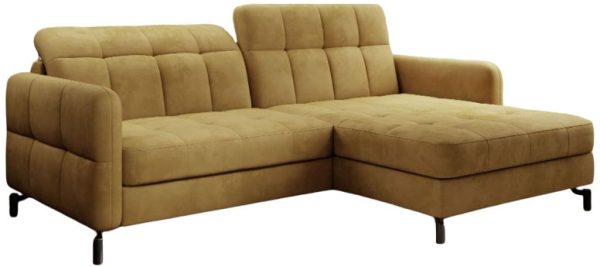 Γωνιακός καναπές Lorette-Moustardi-Δεξιά