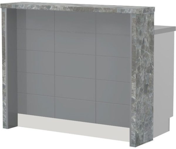 Πάγκος νησίδας Hudson-Μήκος: 120 εκ.-Γκρι-Siena Marble