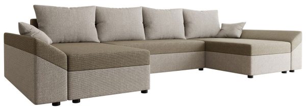 Γωνιακός καναπές Dante U-Ekrou