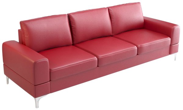 Καναπές-Κρεβάτι Radial LTHR-Kokkino