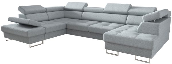 Γωνιακός καναπές Gelito Max II-Galazio-Αριστερή