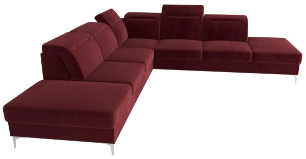 Γωνιακός καναπές Yosi Max-Kokkino-Αριστερή