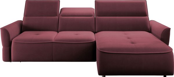 Γωνιακός καναπές Morello Mini-Magenta-Δεξιά