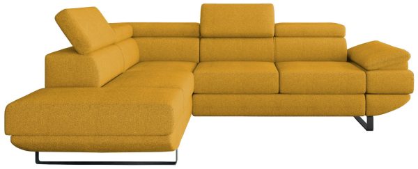 Γωνιακός καναπές Lionel-Moustardi-Αριστερή