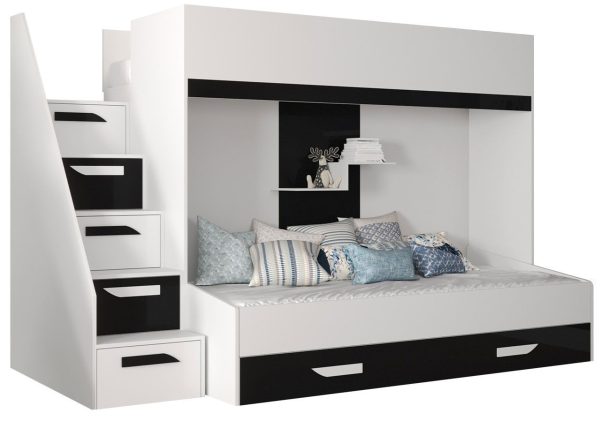 Πολυλειτουργικό κρεβάτι Party XVI-Leuko-Mauro