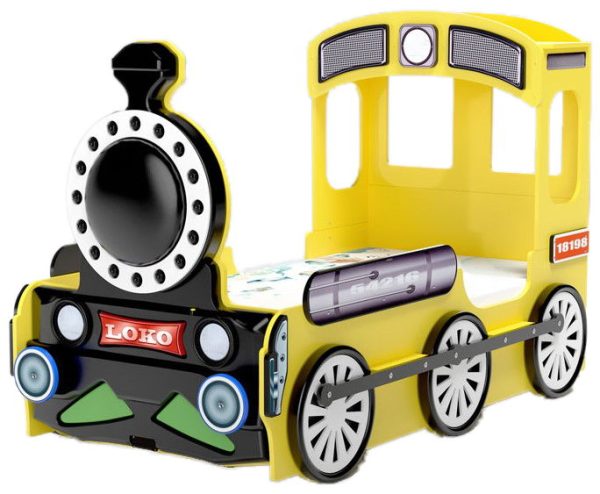 Κρεβάτι παιδικό Lokomotive-Kitrino