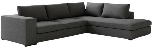Γωνιακός καναπές Carla-Αριστερή-280φ 220β-Γκρι